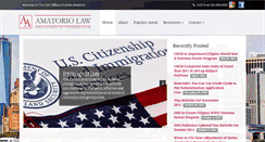 Desktop Screenshot of amatoriolaw.com